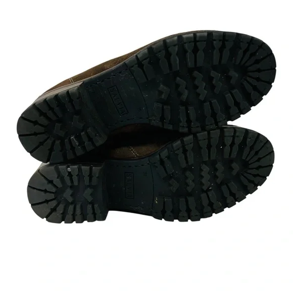 Salvia Brown Suede Ankle Booties - Picture 7 of 10